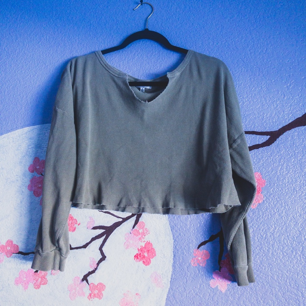 Buckle Fitz + Eddi Cropped Long Sleeve Shirt